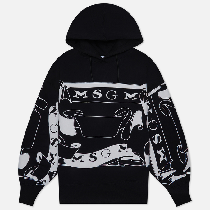 Женская толстовка MSGM x Lorenza Longhi Hoodie, цвет чёрный