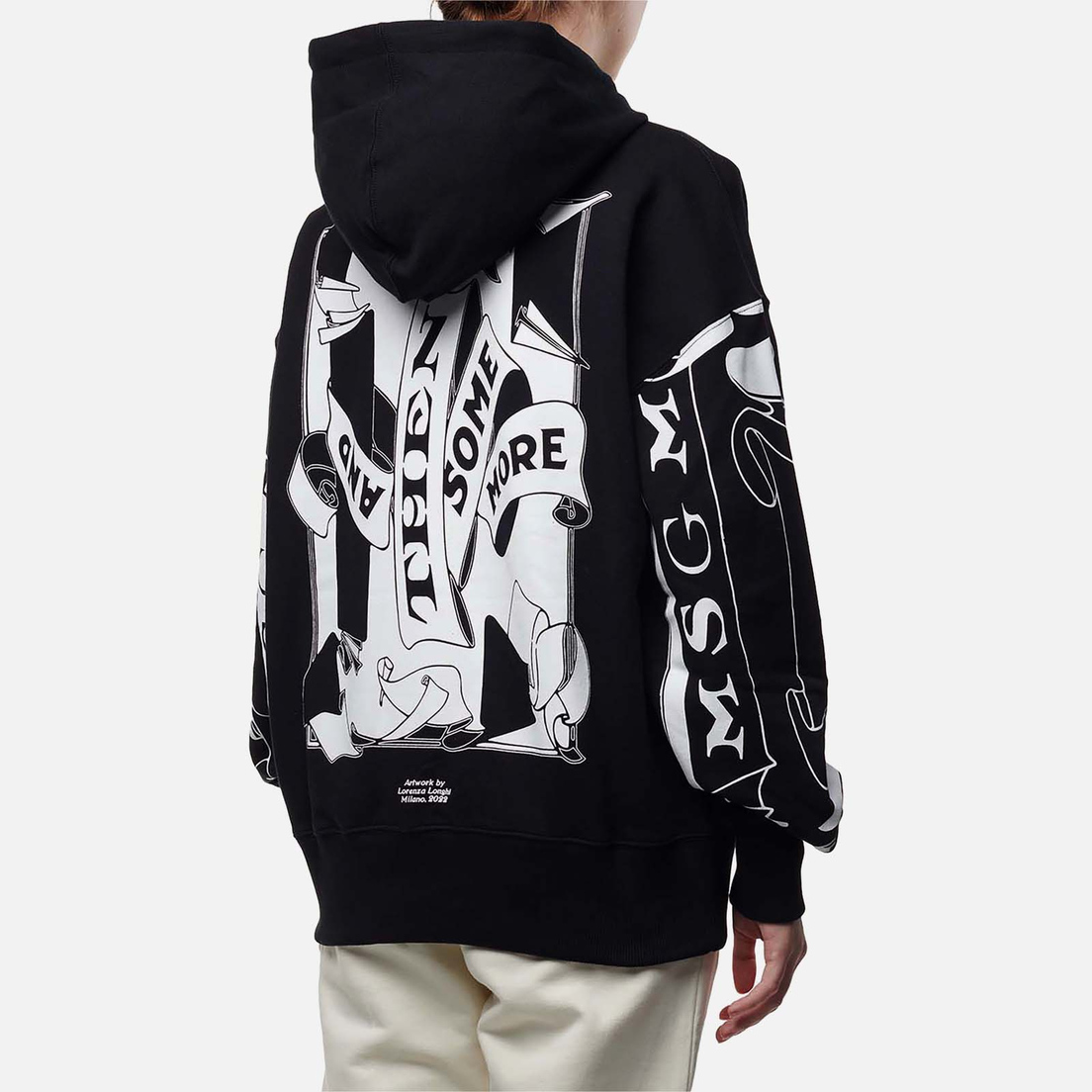 MSGM Женская толстовка x Lorenza Longhi Hoodie