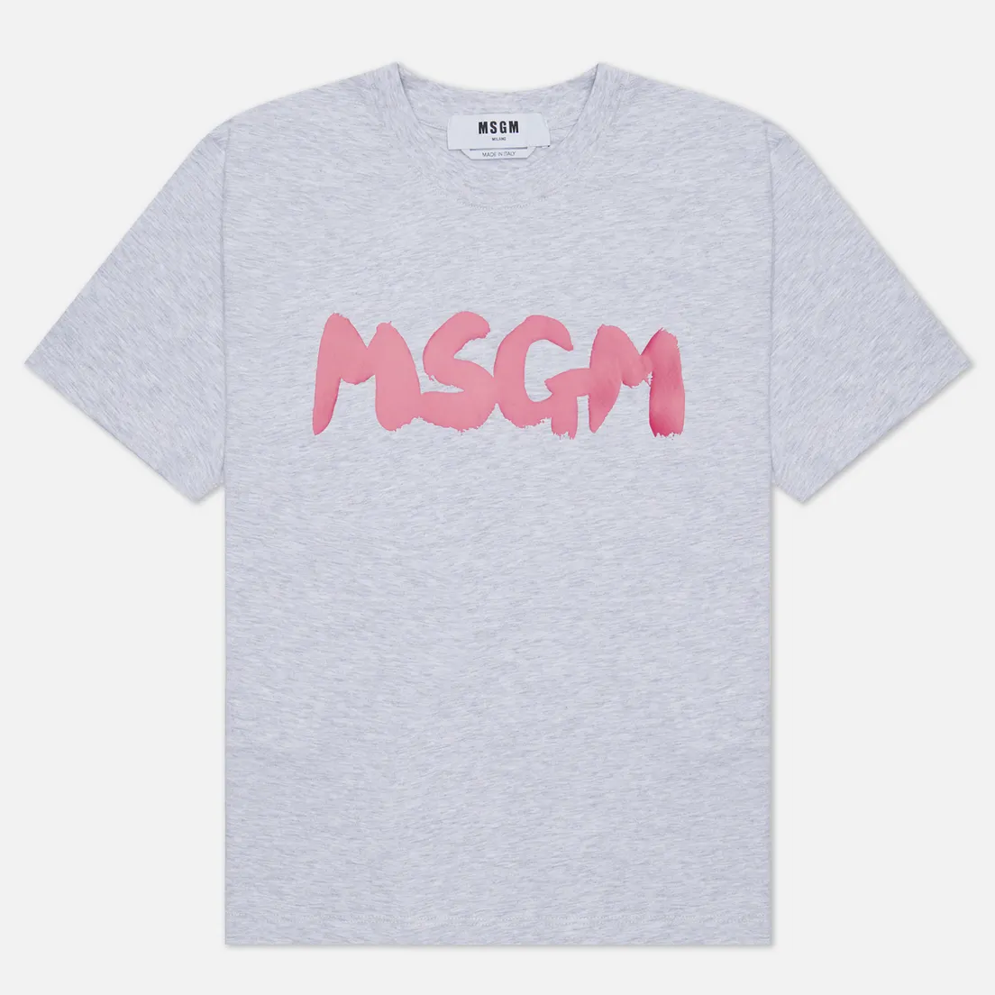 MSGM Женская футболка New Logo Brush