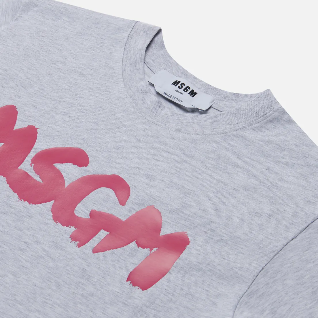 MSGM Женская футболка New Logo Brush