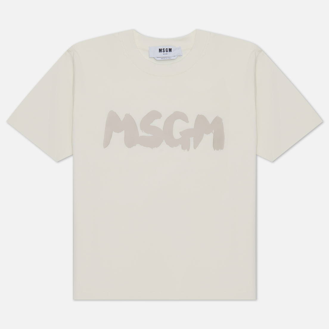 MSGM Женская футболка New Logo Brush