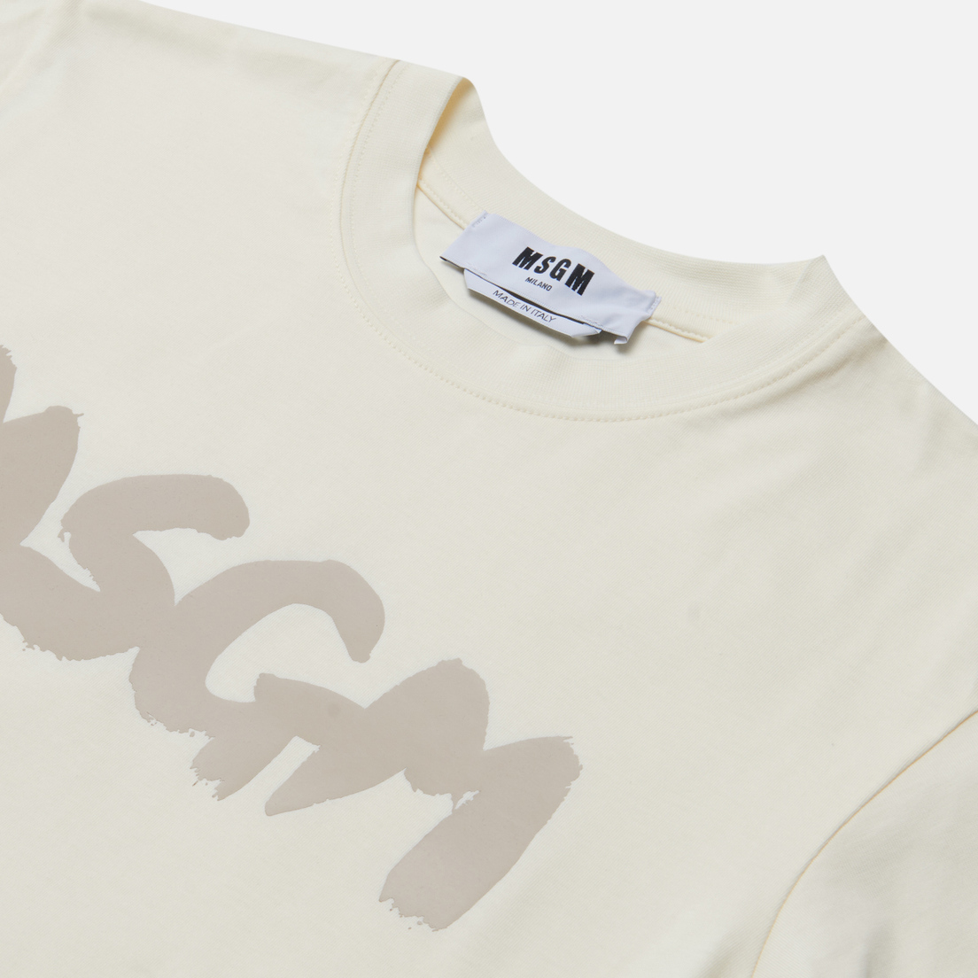 MSGM Женская футболка New Logo Brush