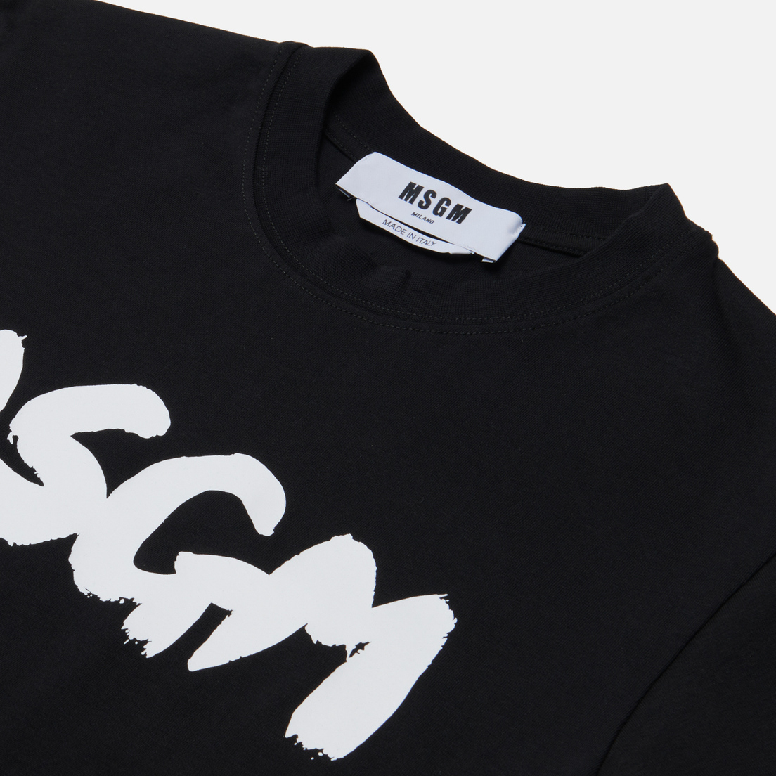 MSGM Женская футболка New Logo Brush
