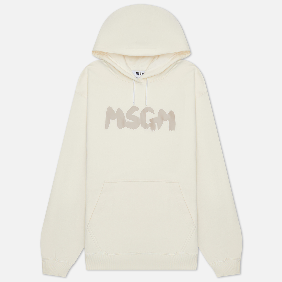 MSGM Женская толстовка New Logo Brush Hoodie