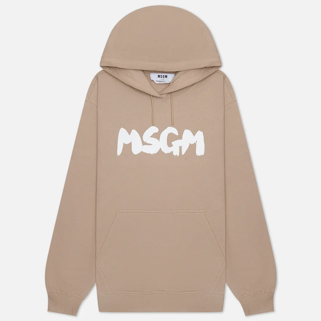 MSGM Женская толстовка New Logo Brush Hoodie