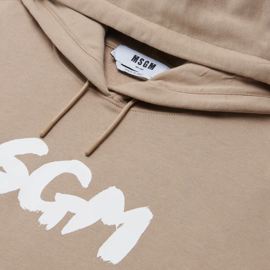 MSGM Женская толстовка New Logo Brush Hoodie