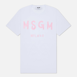MSGM Женская футболка Brush Stroke Logo