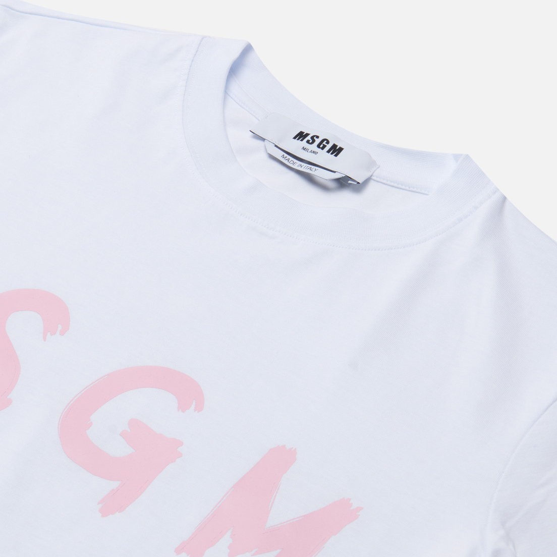 MSGM Женская футболка Brush Stroke Logo