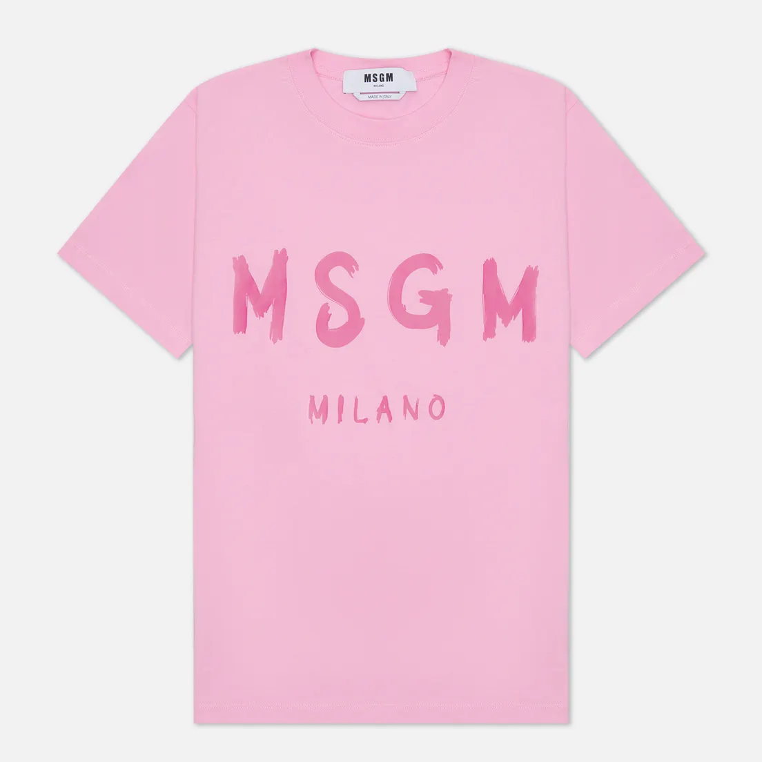 MSGM Женская футболка Brush Stroke Logo