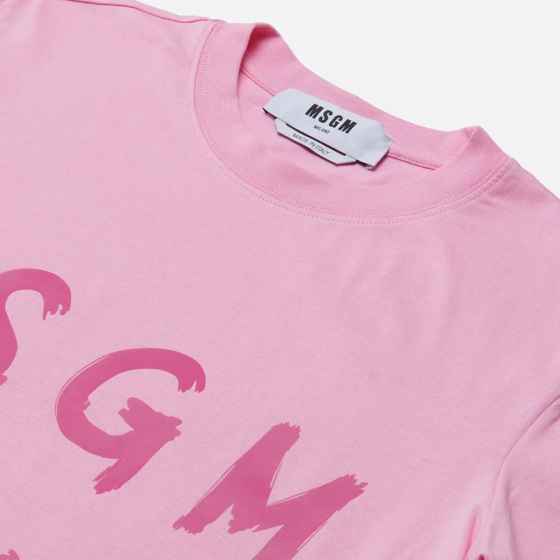 MSGM Женская футболка Brush Stroke Logo