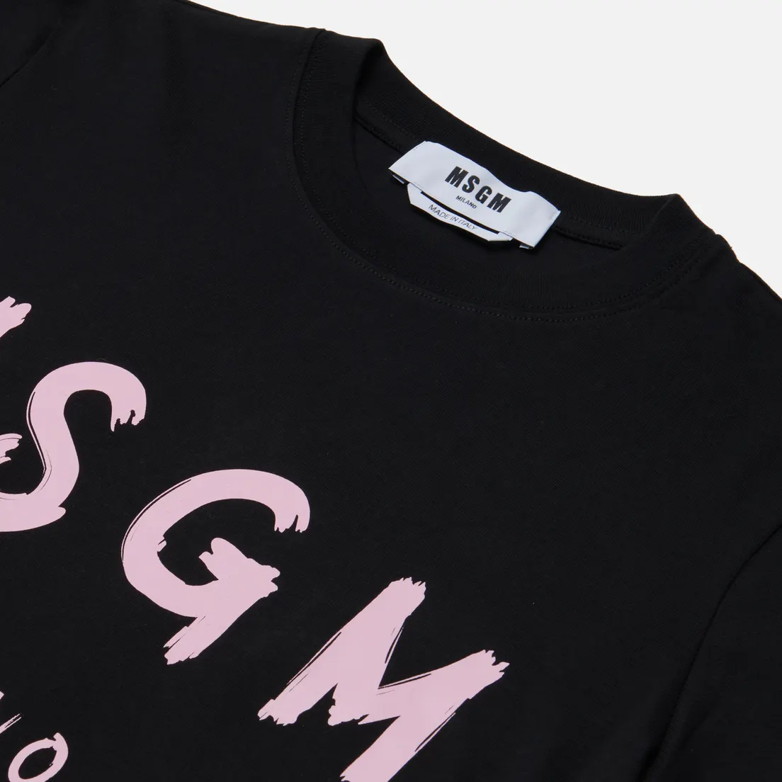 MSGM Женская футболка Brush Stroke Logo