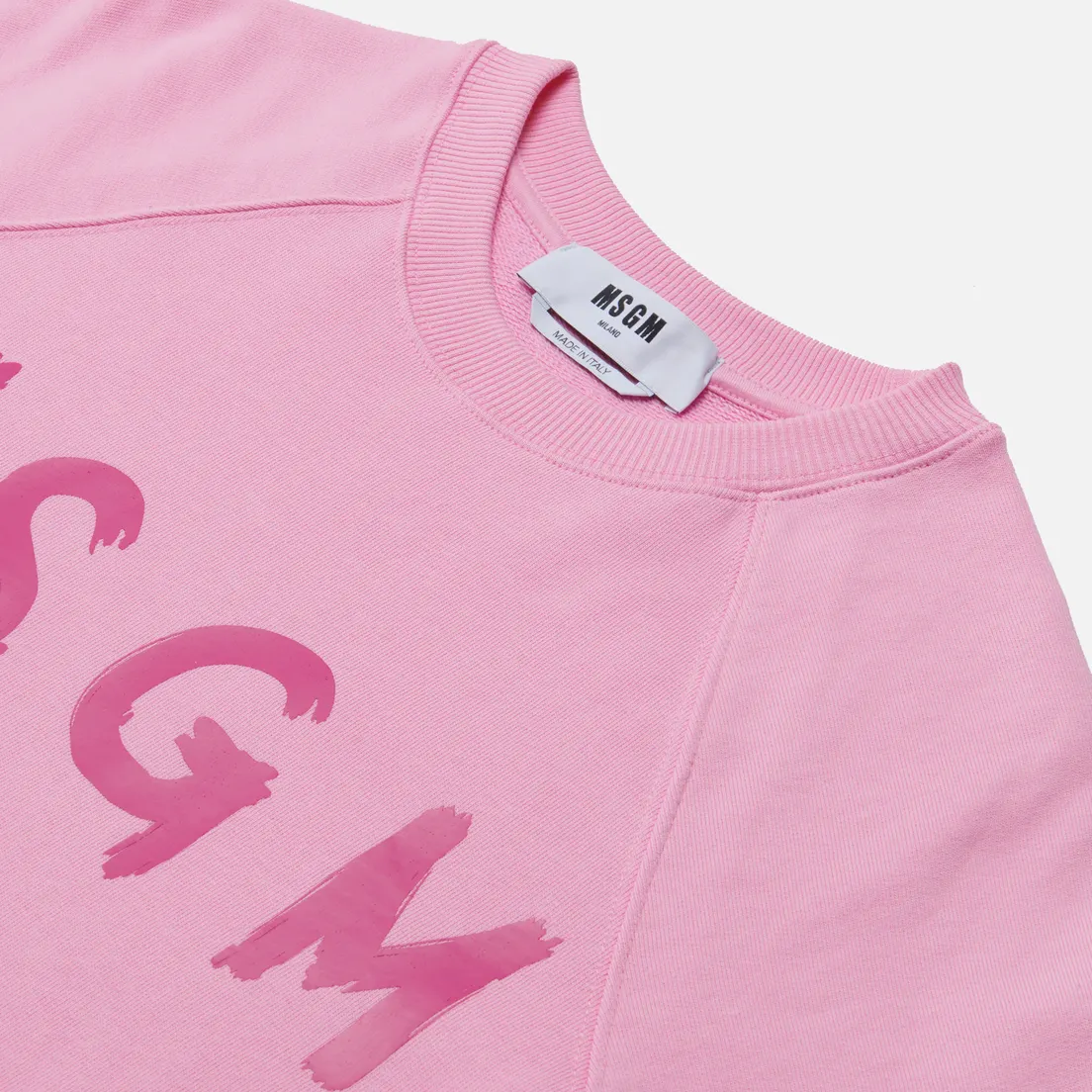 MSGM Женская толстовка Brush Stroke Logo