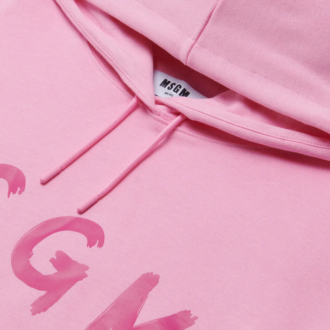MSGM Женская толстовка Brush Stroke Logo Hoodie
