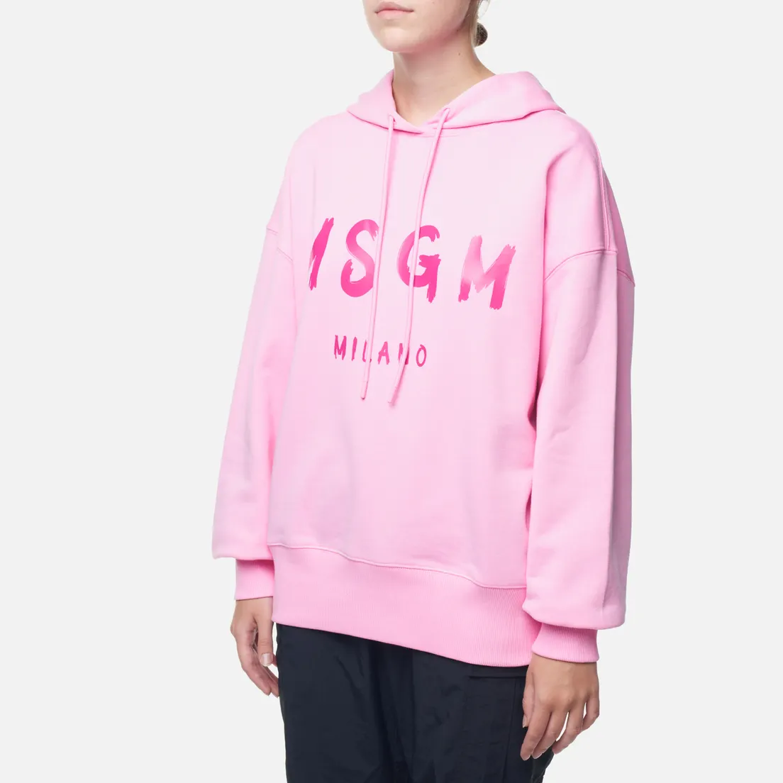 MSGM Женская толстовка Brush Stroke Logo Hoodie