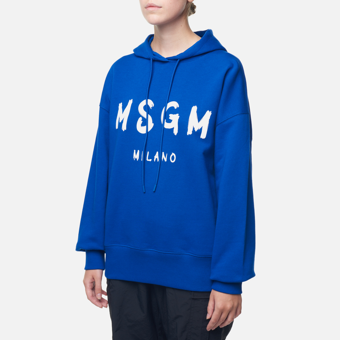 MSGM Женская толстовка Brush Stroke Logo Hoodie