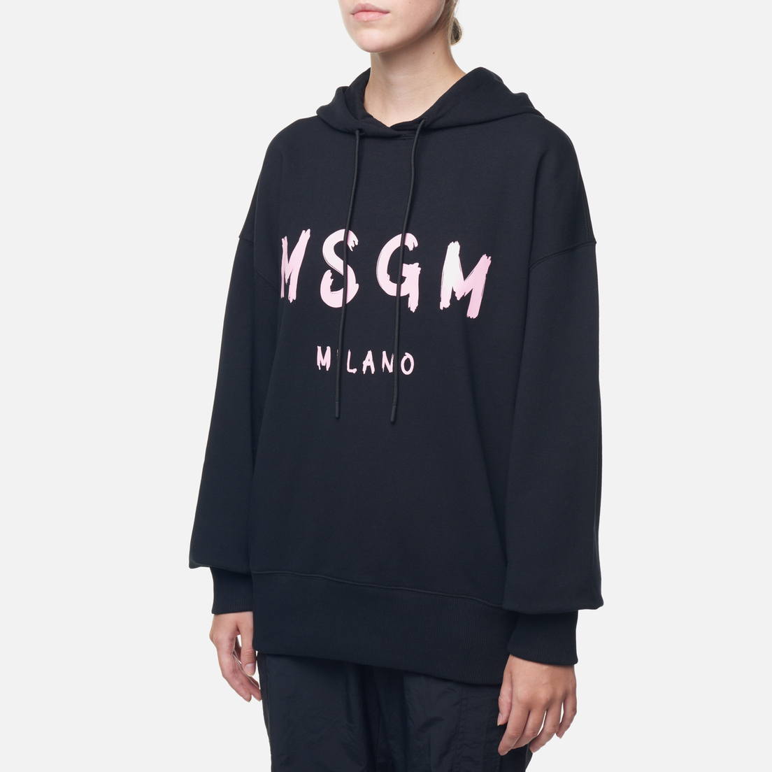MSGM Женская толстовка Brush Stroke Logo Hoodie