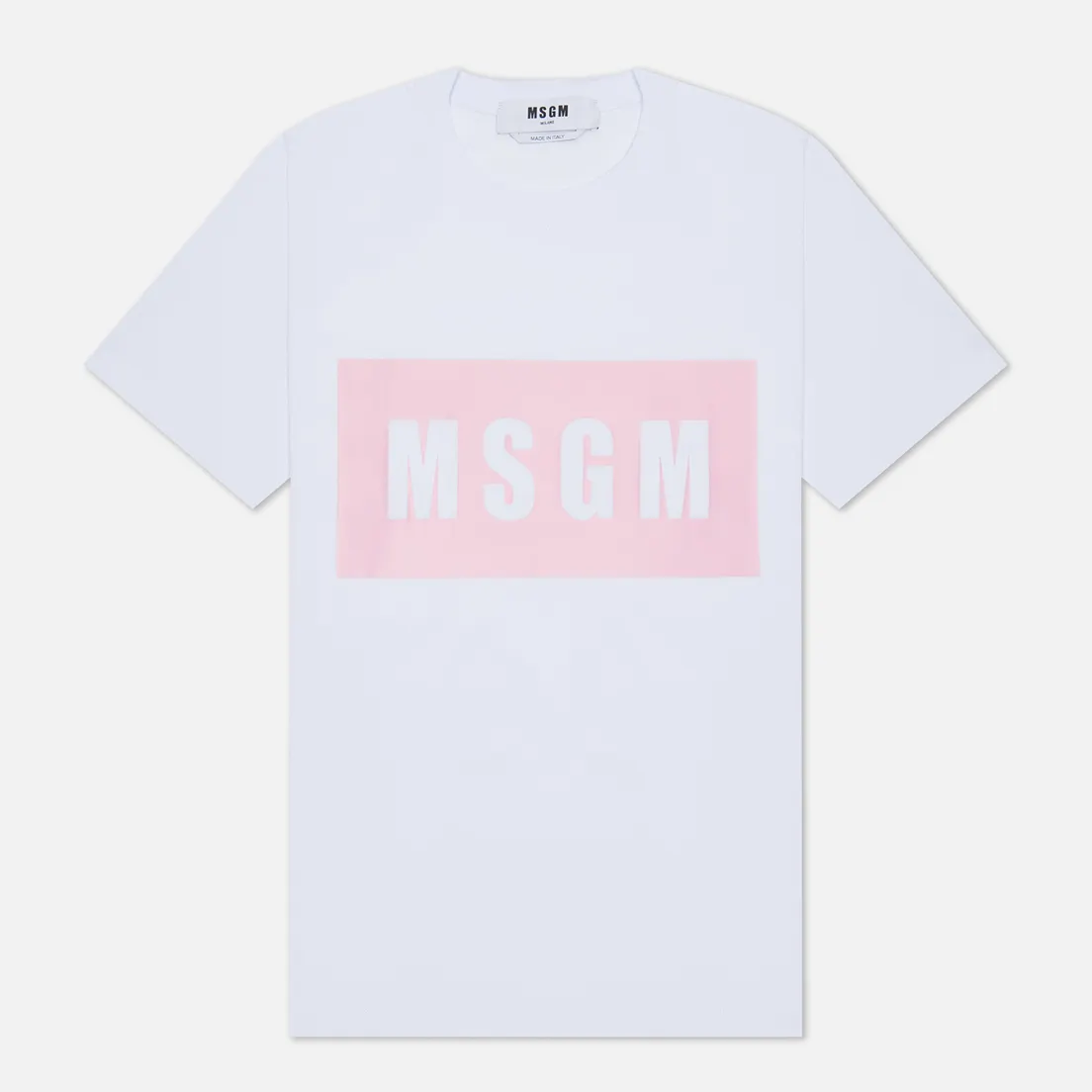 MSGM Женская футболка Box Logo Print