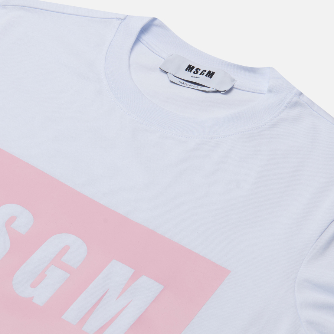 MSGM Женская футболка Box Logo Print