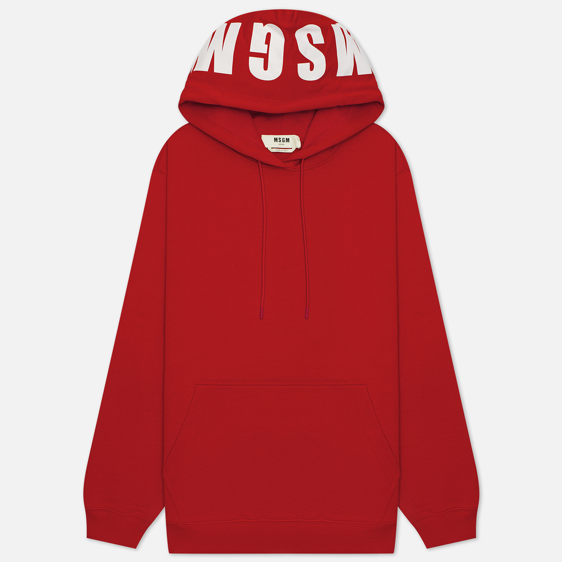 MSGM Женская толстовка Macrologo Print Hoodie Seasonal