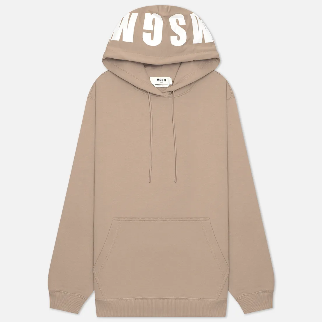 MSGM Женская толстовка Macrologo Print Hoodie Seasonal