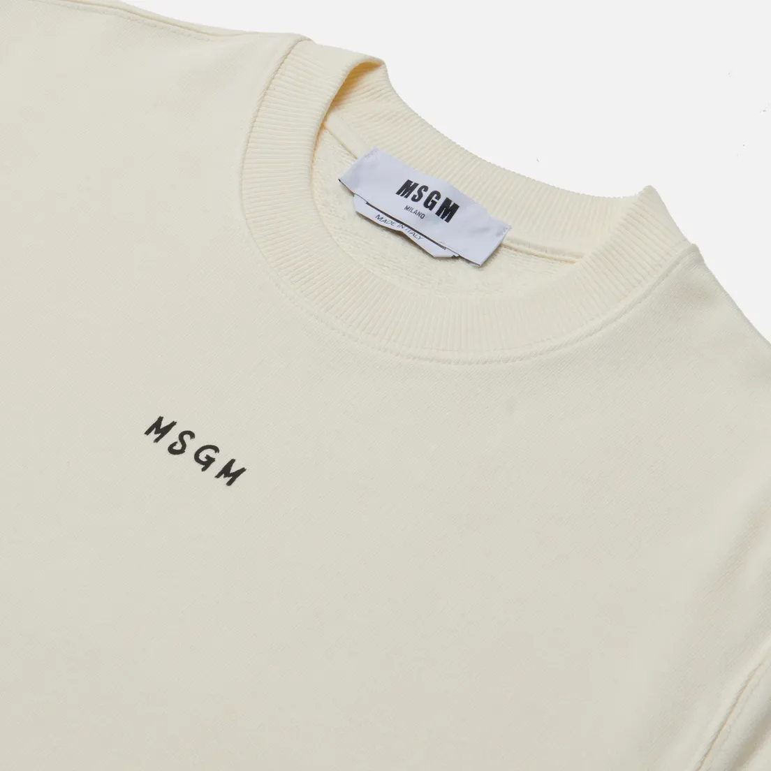 MSGM Женская толстовка Mini Brush Stroke Logo