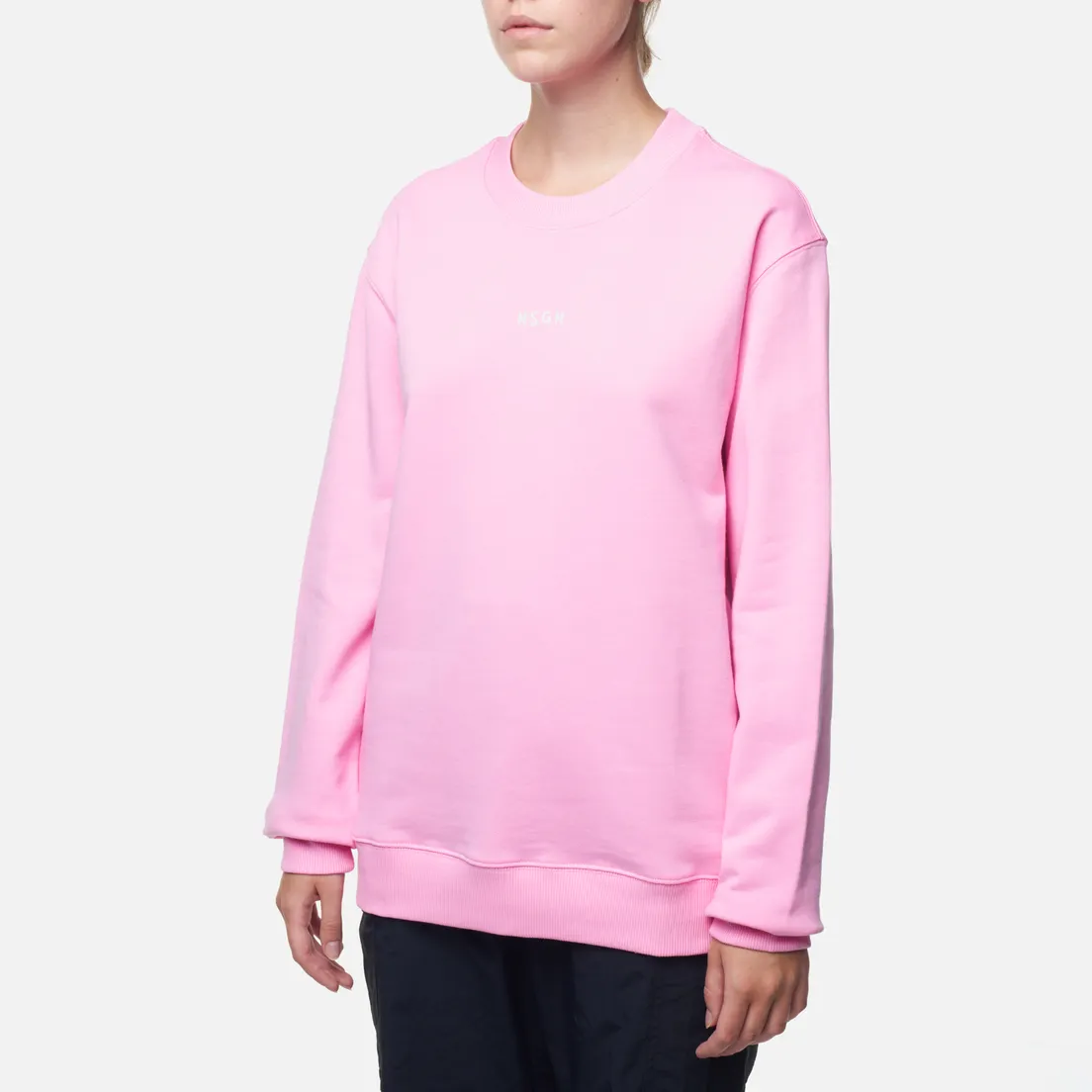 MSGM Женская толстовка Mini Brush Stroke Logo