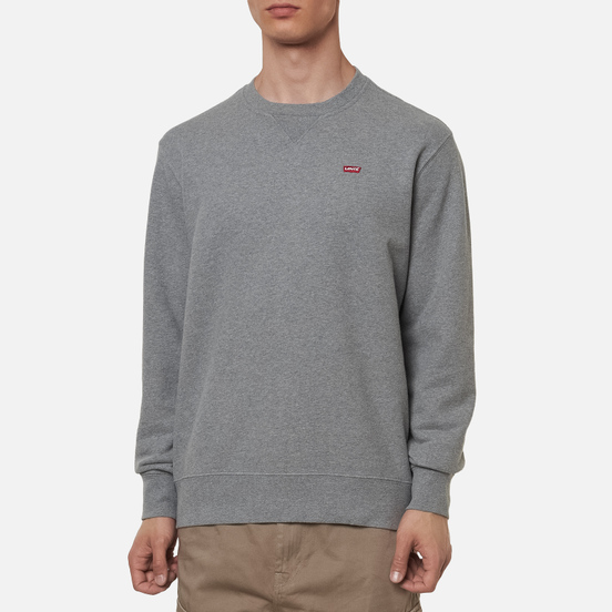 Мужская толстовка Levi's New Original Crew Chisel Grey Heather