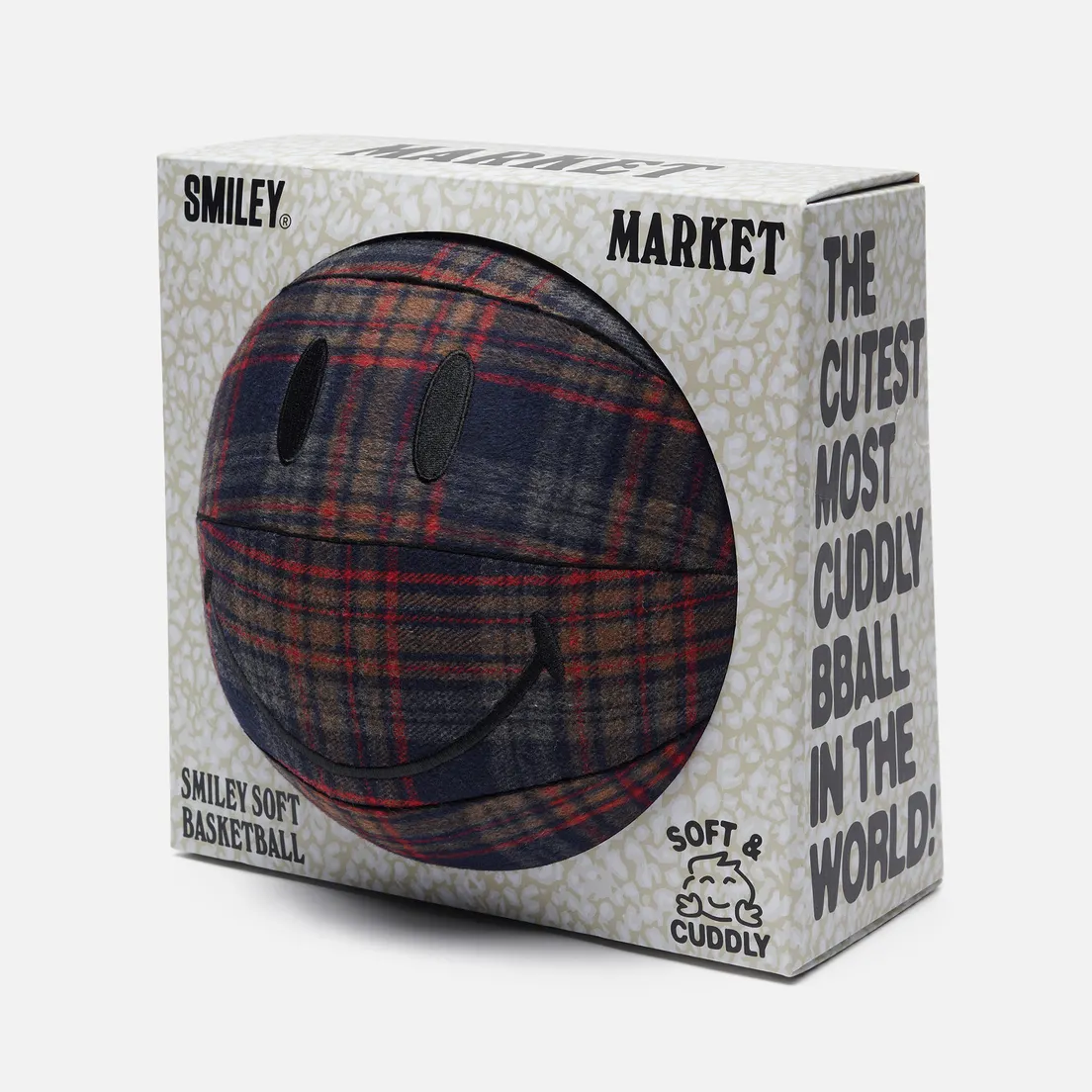 MARKET Мяч Smiley Plaid Plush