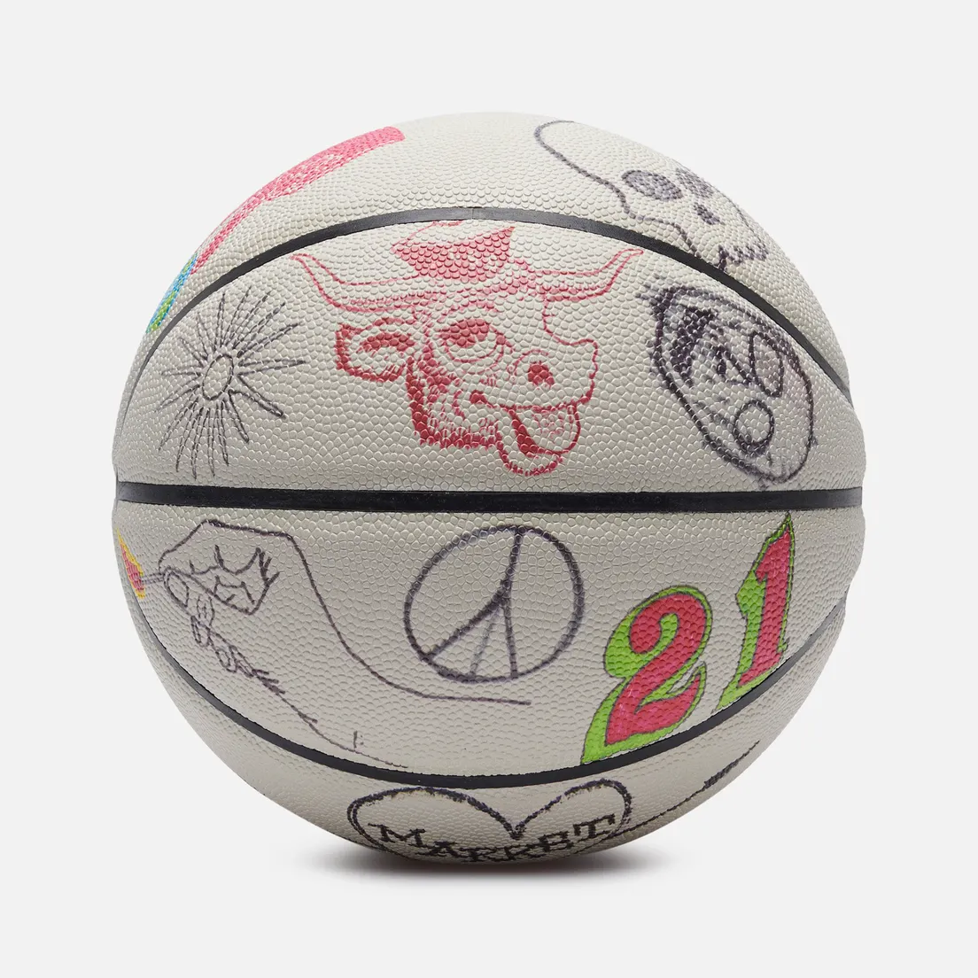 MARKET Баскетбольный мяч Varsity Hand-Drawn