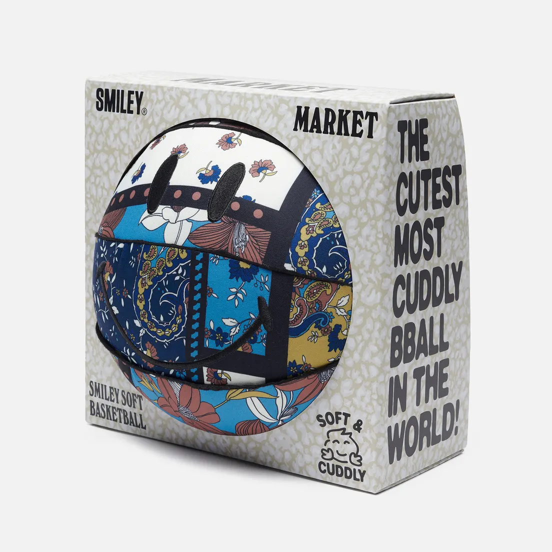 MARKET Мяч Smiley Floral Plush
