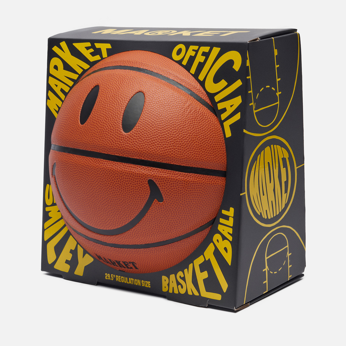 MARKET Баскетбольный мяч Smiley Natural