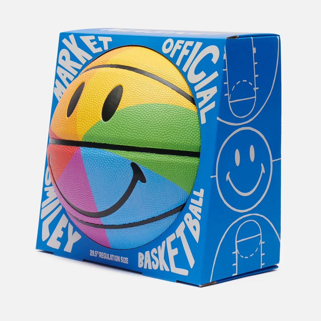 MARKET Баскетбольный мяч Smiley Pinwheel