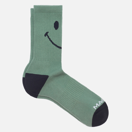 фото Носки market smiley oversized, цвет зелёный, размер 40-46 eu