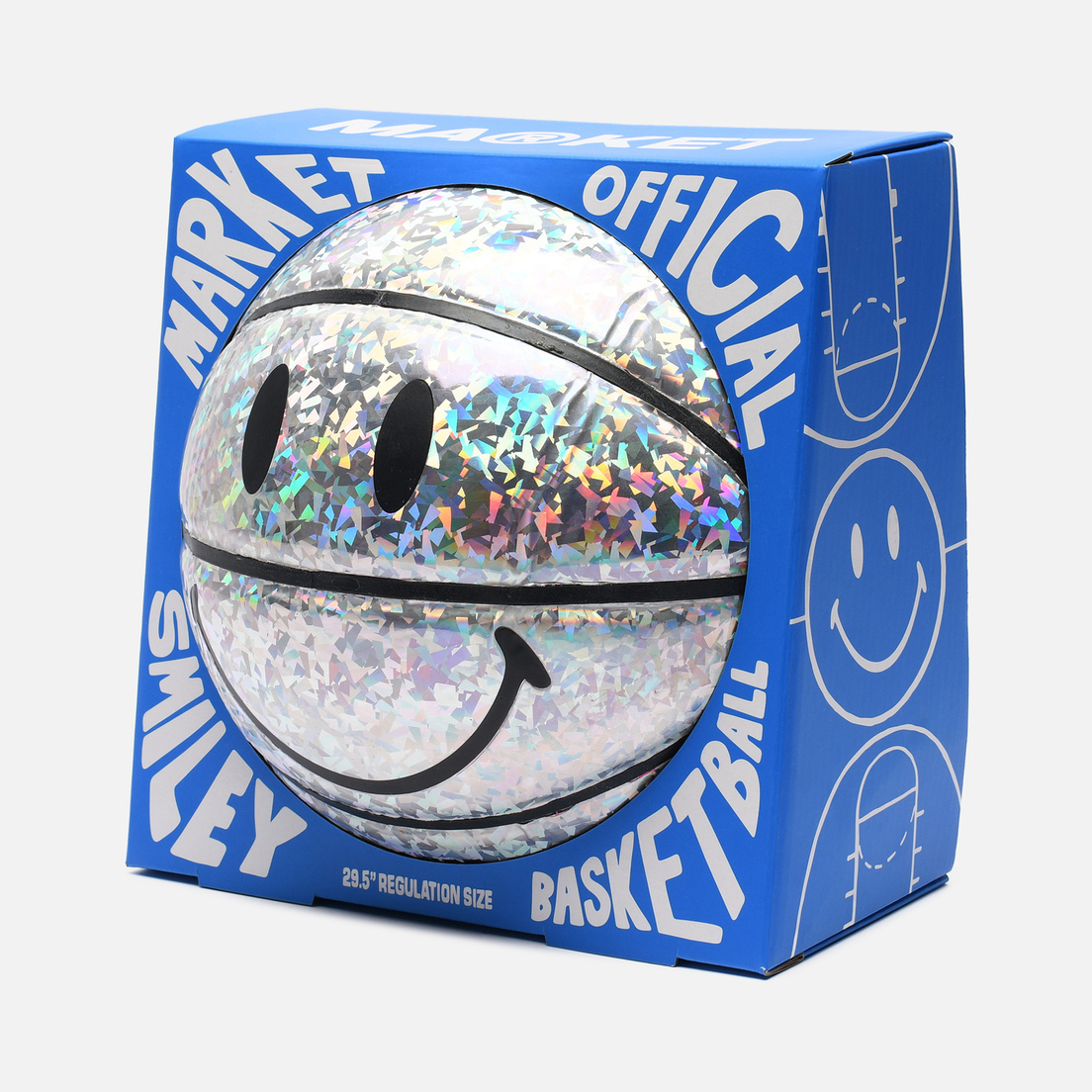 MARKET Баскетбольный мяч Smiley Hologram Basketball