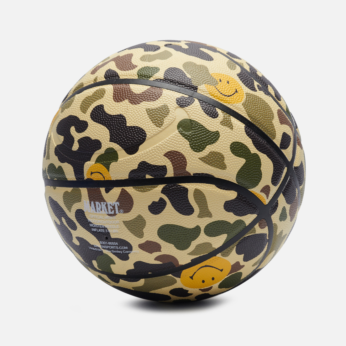 MARKET Баскетбольный мяч Smiley Camo