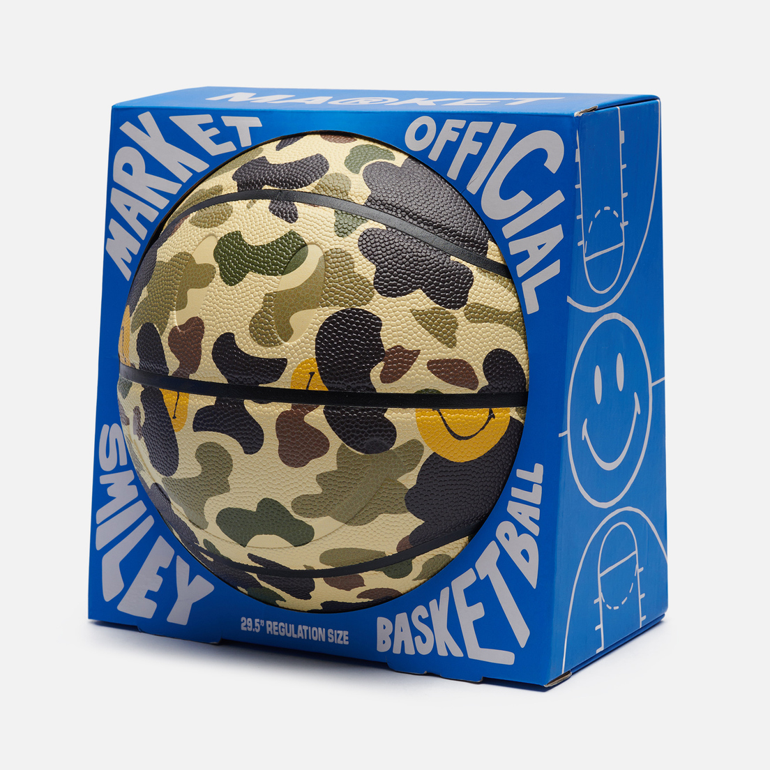 MARKET Баскетбольный мяч Smiley Camo