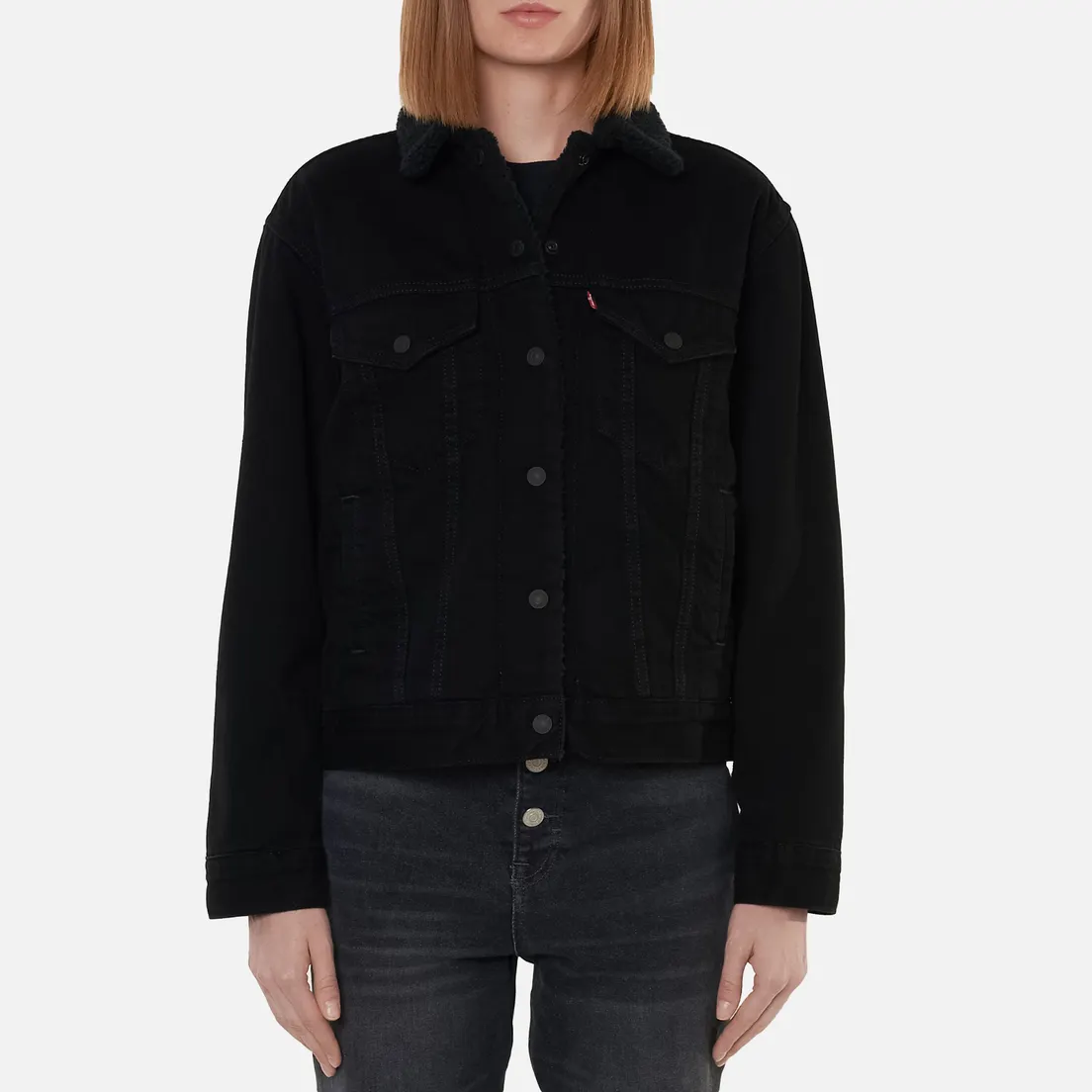Levi's Женская джинсовая куртка Ex-Boyfriend Sherpa Trucker