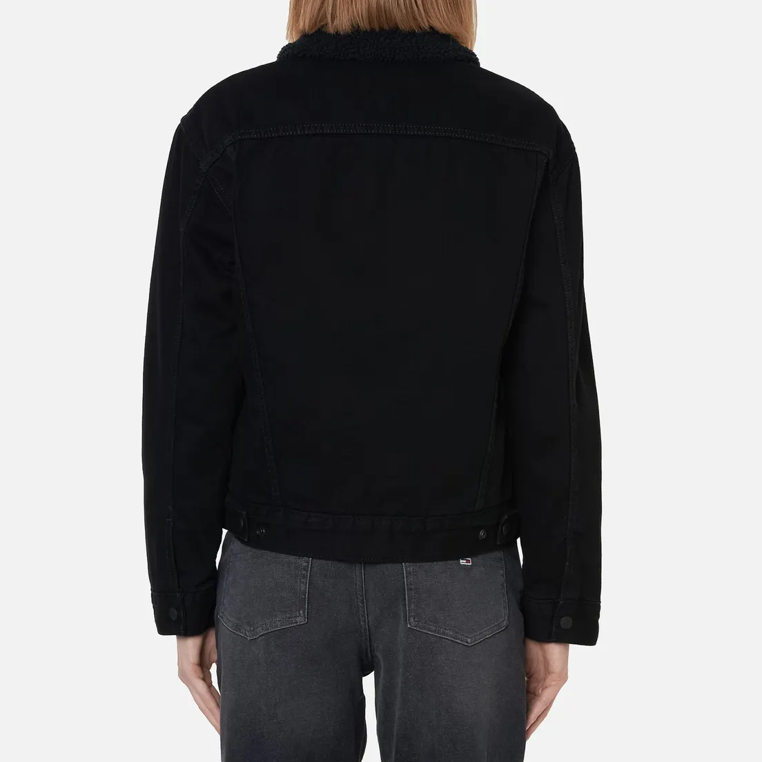 Levi's Женская джинсовая куртка Ex-Boyfriend Sherpa Trucker