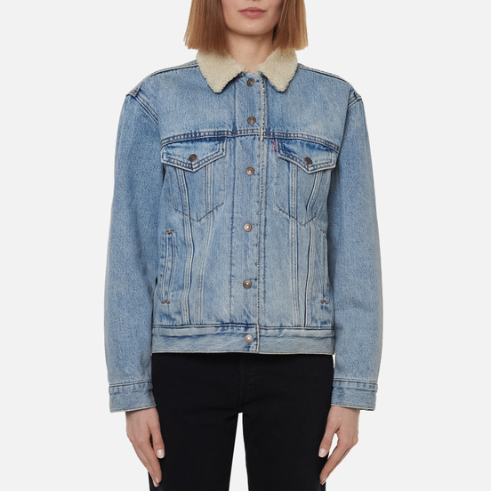 Женская джинсовая куртка Levi's Ex-Boyfriend Sherpa Trucker Strangerways