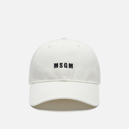 фото Кепка msgm logo embroidery, цвет белый