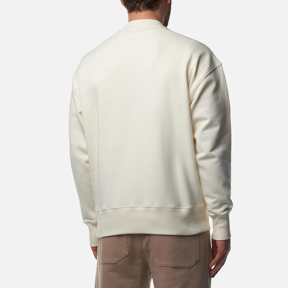 MSGM Мужская толстовка Collar Brush Stroke Logo