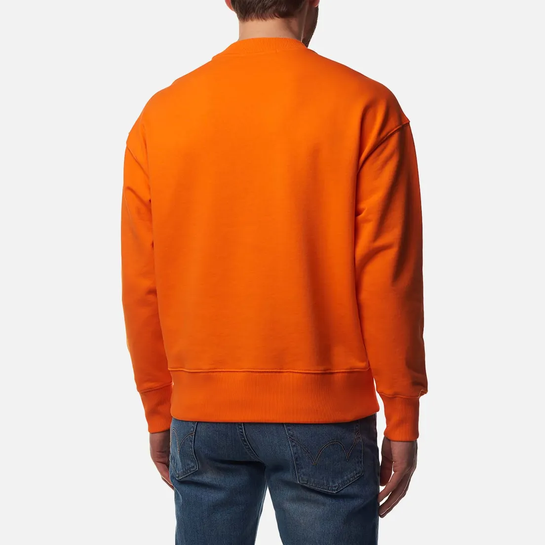 MSGM Мужская толстовка Collar Brush Stroke Logo