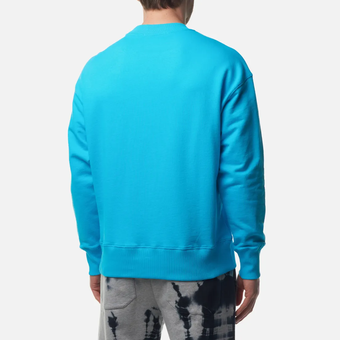 MSGM Мужская толстовка Collar Brush Stroke Logo