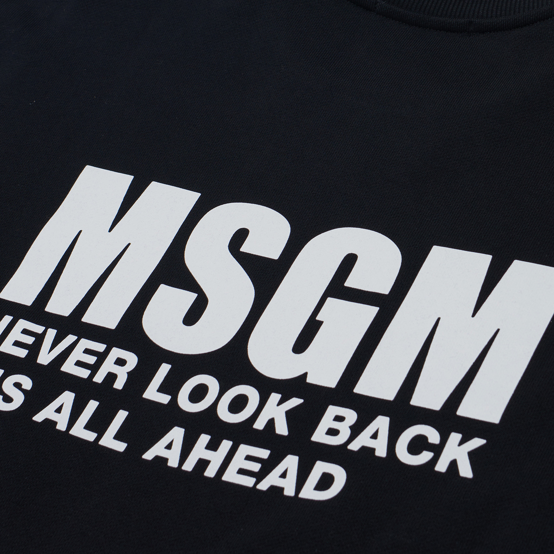 MSGM Мужская толстовка Never Look Back Print