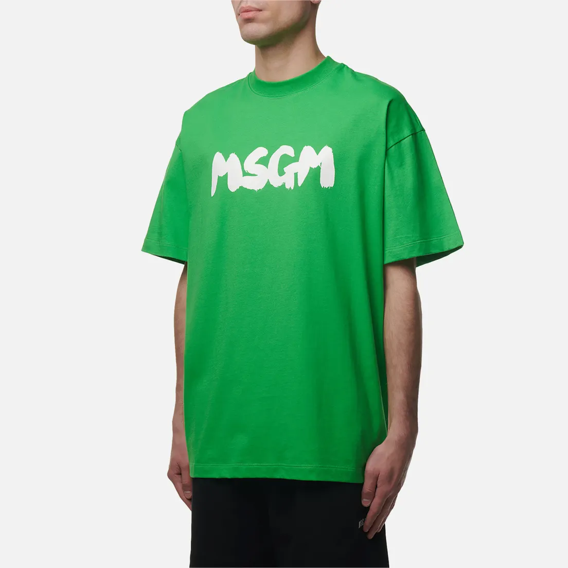 MSGM Мужская футболка New Brush Stroke