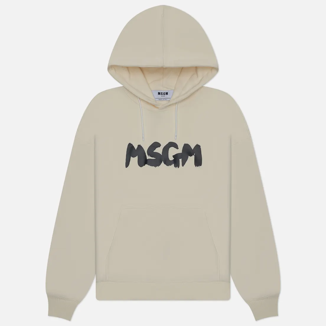 MSGM Мужская толстовка New Brosh Stroke Logo Hoodie