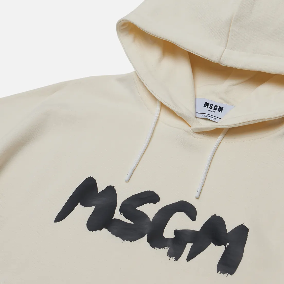 MSGM Мужская толстовка New Brosh Stroke Logo Hoodie