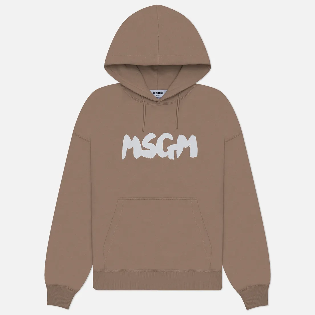 MSGM Мужская толстовка New Brosh Stroke Logo Hoodie