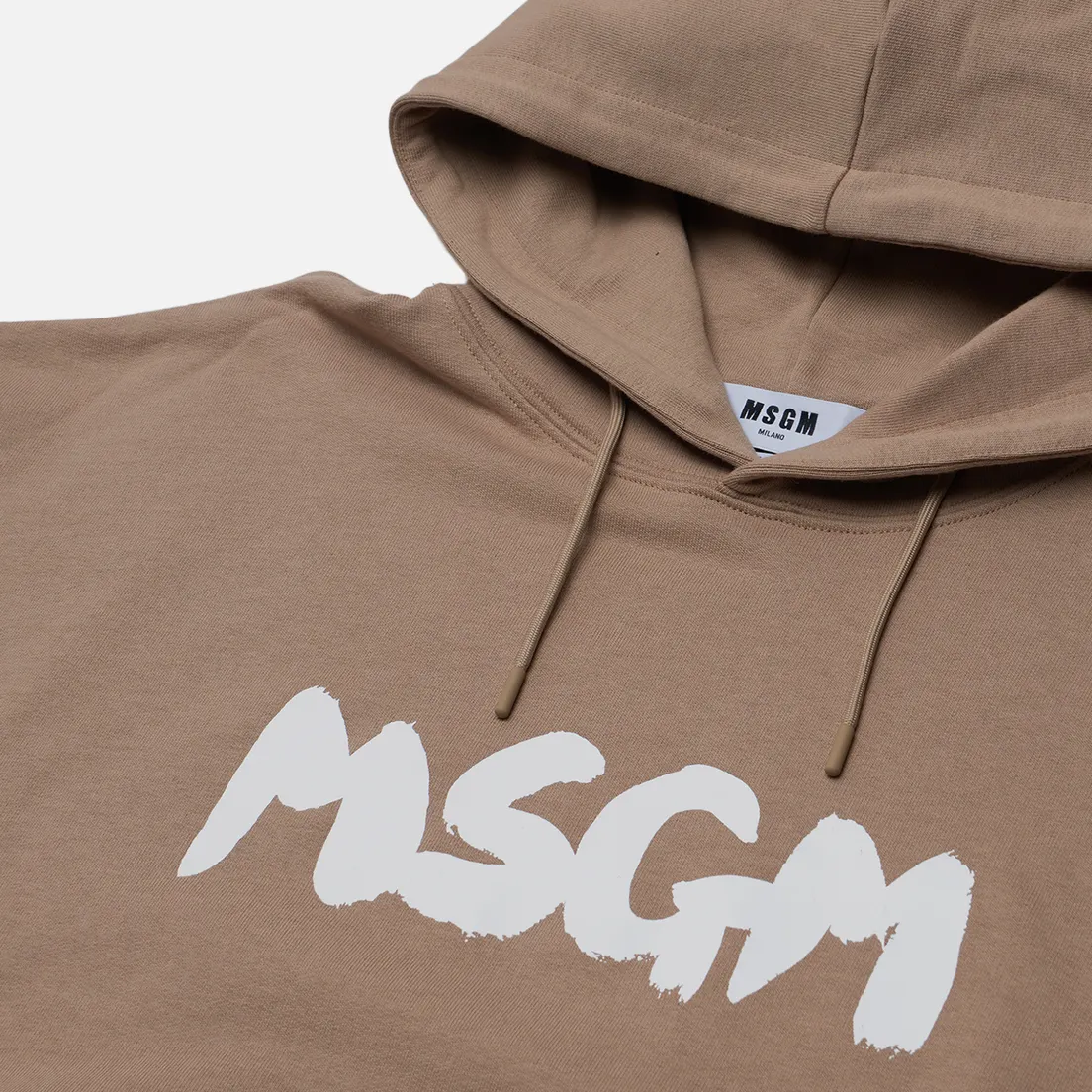 MSGM Мужская толстовка New Brosh Stroke Logo Hoodie