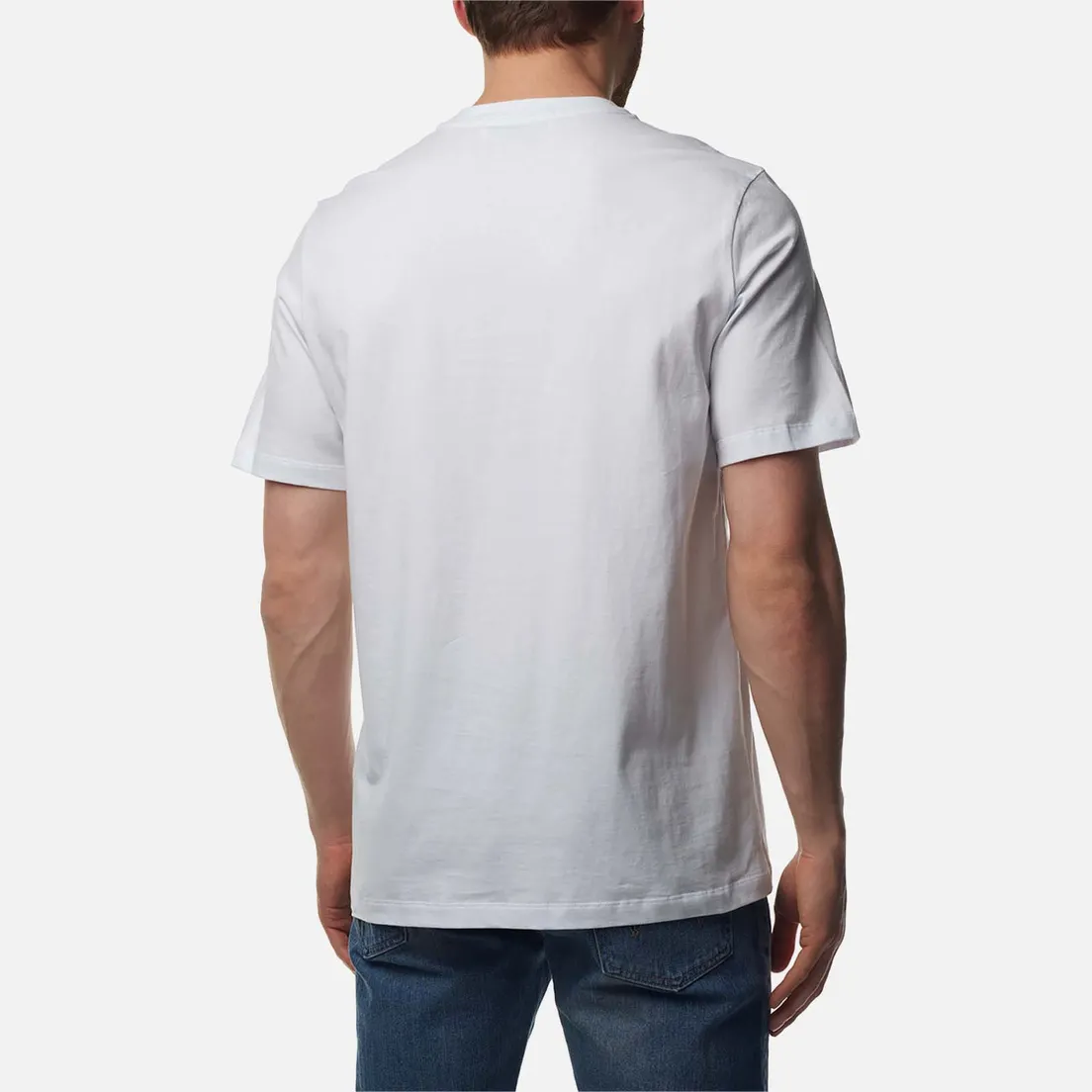MSGM Мужская футболка Box Logo Dripping Regular